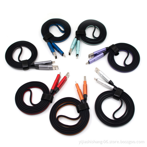 1M OTG Type C Light ning Usb Cable Fast Charging Charger Micro Usb Data Cables 10 in 1 Usb Charging Cable